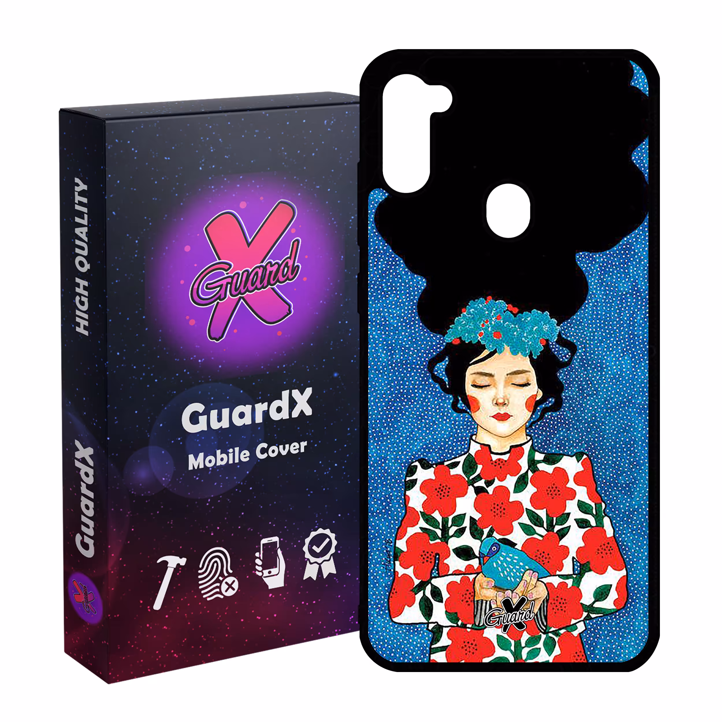 کاور گارد ایکس طرح Girl مدل Glass10137 مناسب برای گوشی موبایل سامسونگ Galaxy A11 / M11