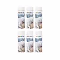 اسپری رنگ گرانیت سفید دوپلی کالر مدل Granite look حجم 400 میلی لیتر مجموعه 6 عددی