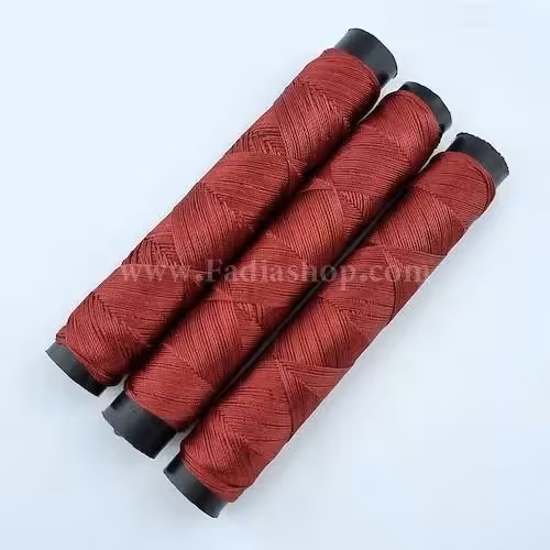 نخ چرم زرشکی روشن 500