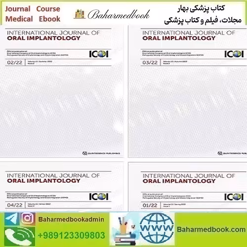 International Journal of Oral Implantology 2024 Full Archives TRUE