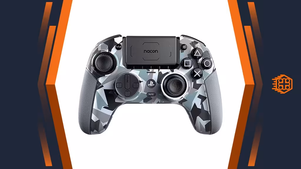 کنترلر بی سیم Nacon Revolution 5 Pro مخصوص PlayStation – طرح Arctic Camo