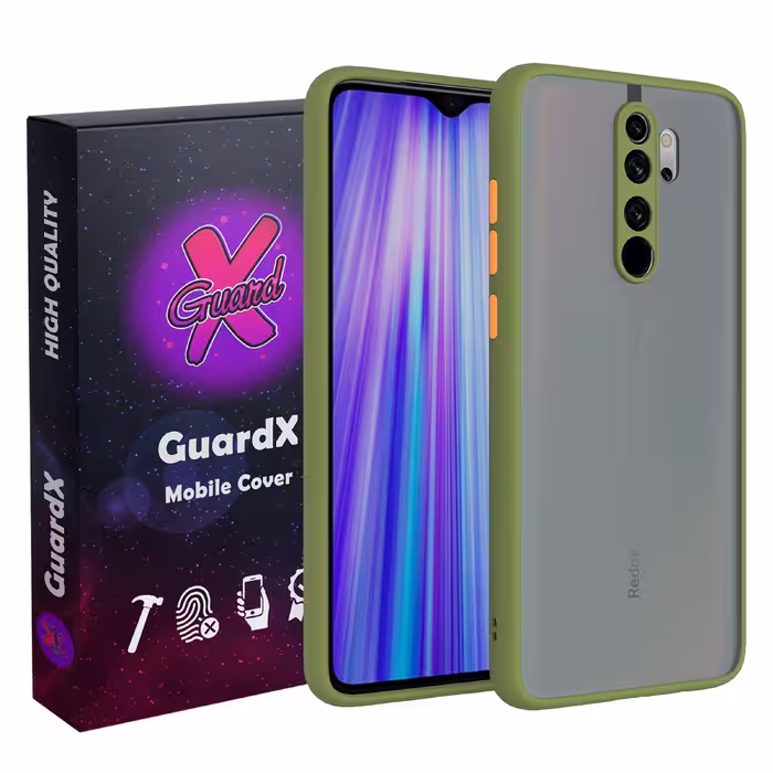 کاور گارد ایکس مدل Smoke2021 مناسب برای گوشی موبایل شیائومی Redmi Note 8 Pro