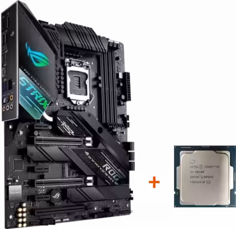 باندل مادربرد ASUS ROG STRIX Z490-F GAMING به همراه پردازنده INTEL CORE I5 10400