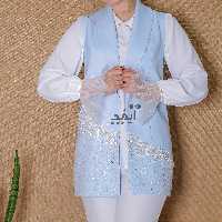 وست کتی مجلسی زنانه شیک مدل روژان وست دخترانه شیک وست زنانه مانتو عقد کت عقدعروس