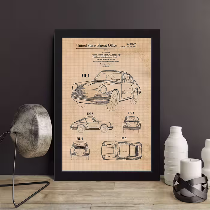 تابلو مدل پورشه Porsche کد S3034-b