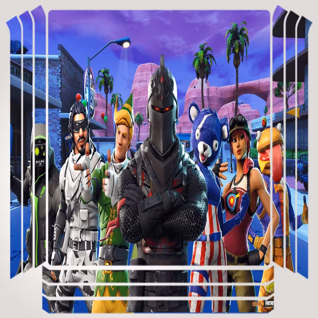 برچسب پلی استیشن ۴ مدل PSP-301 fortnite کد PSP-317 