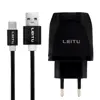 شارژر دیواری لیتو مدل LH - 19 به همراه کابل تبدیل USB-C