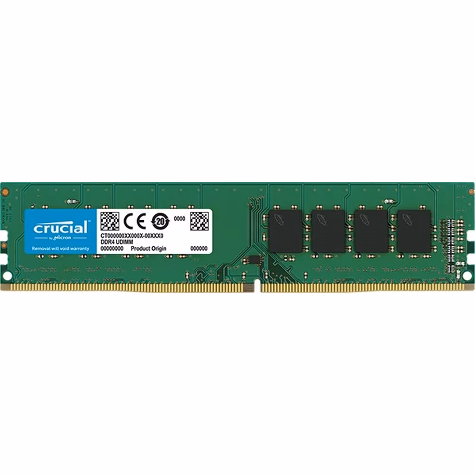 رم دسکتاپ DDR4 تک کاناله 2400 مگاهرتز کروشیال مدل 001 ظرفیت 4 گیگابایت