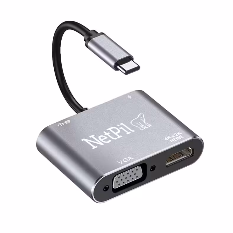هاب 4 پورت USB-C نت پیل مدل 8021