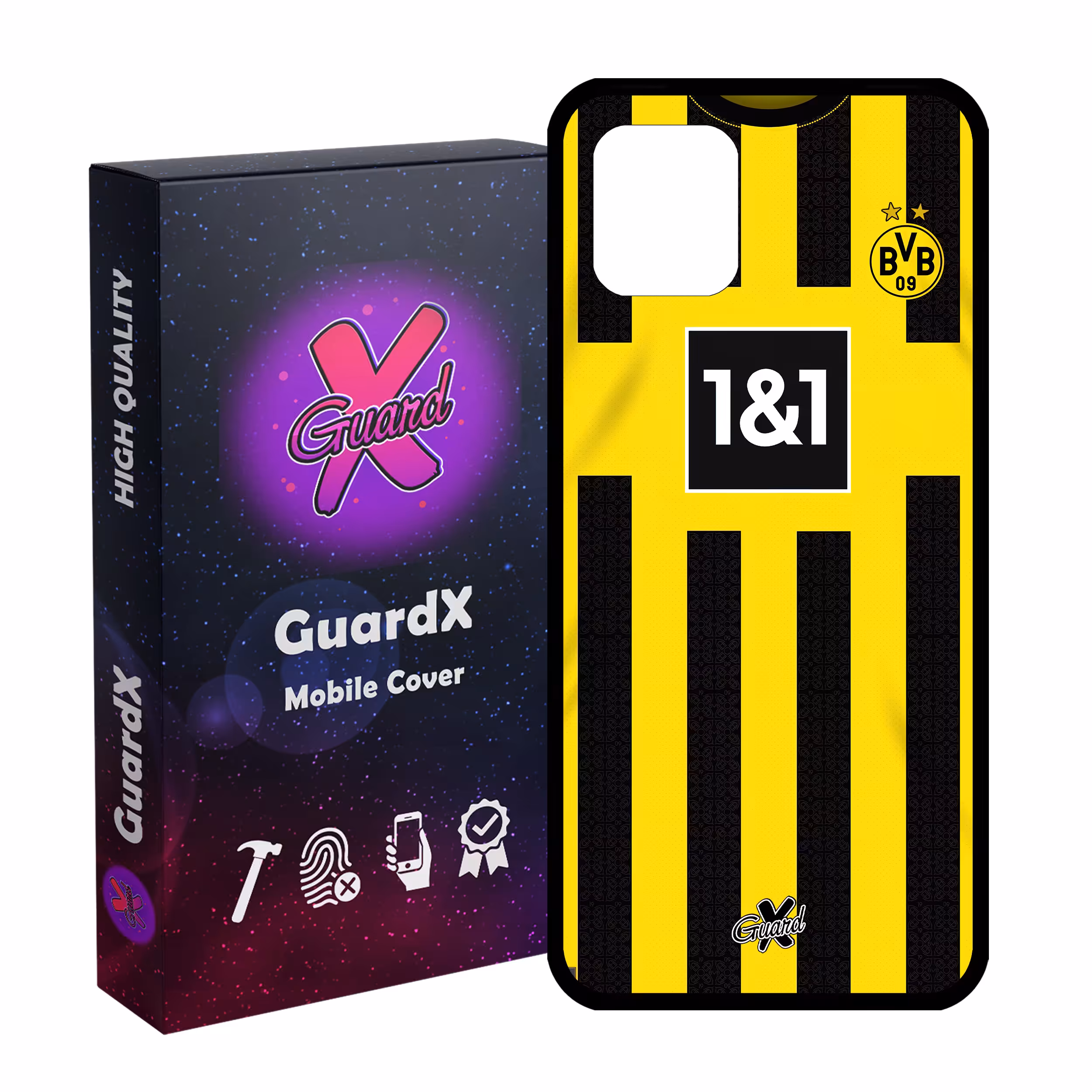کاور گارد ایکس طرح دورتموند مدل Glass10466 مناسب برای گوشی موبایل سامسونگ Galaxy Note 10 Lite / A81