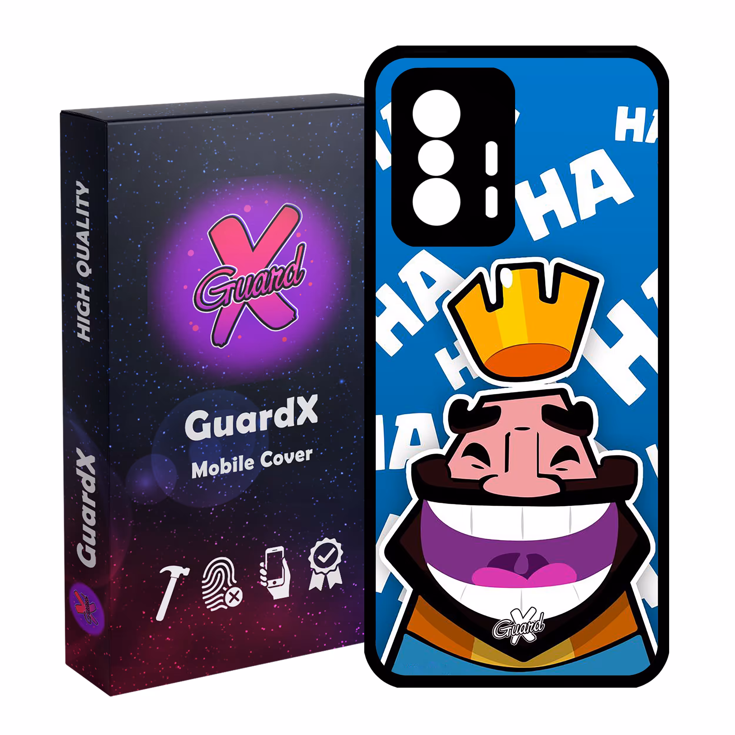 کاور گارد ایکس طرح Clash Royale مدل Glass10036 مناسب برای گوشی موبایل شیائومی 11T Pro / 11T