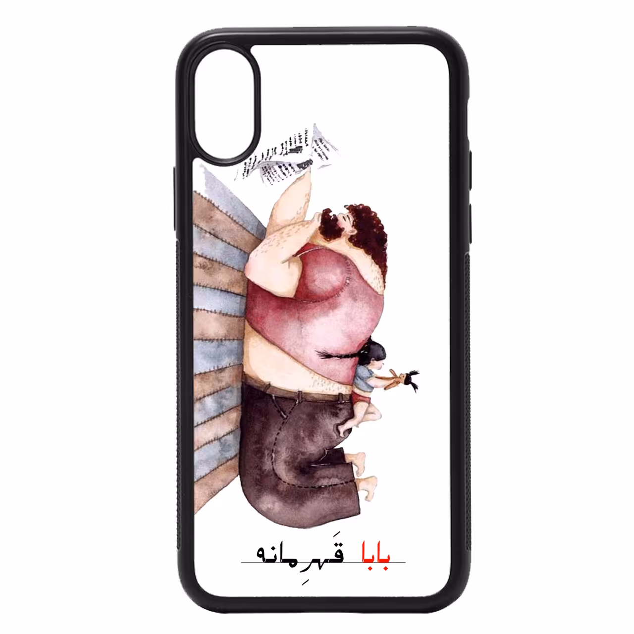 کاور طرح بابا قهرمانه کد 0689 مناسب برای گوشی موبایل اپل iphone x/xs