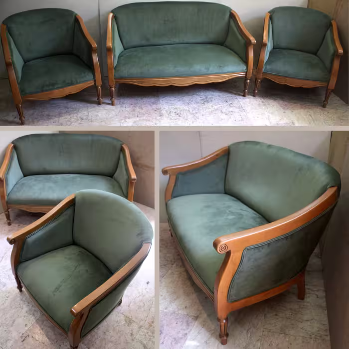 مبلمان کلاسیک (نیم ست 4نفره ) مناسب فضاهای کوچک 