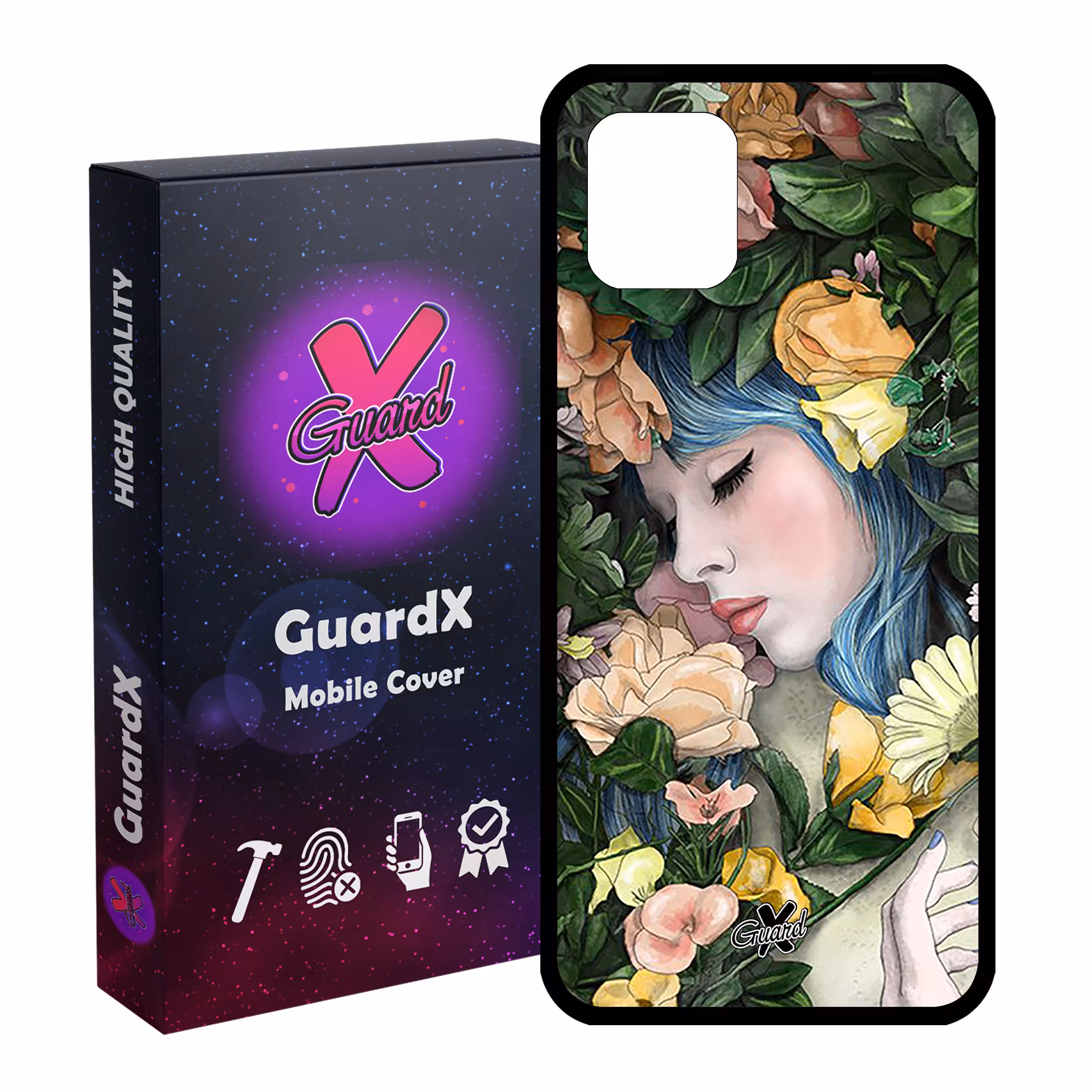 کاور گارد ایکس طرح دختر مدل Glass10304 مناسب برای گوشی موبایل سامسونگ Galaxy Note 10 Lite