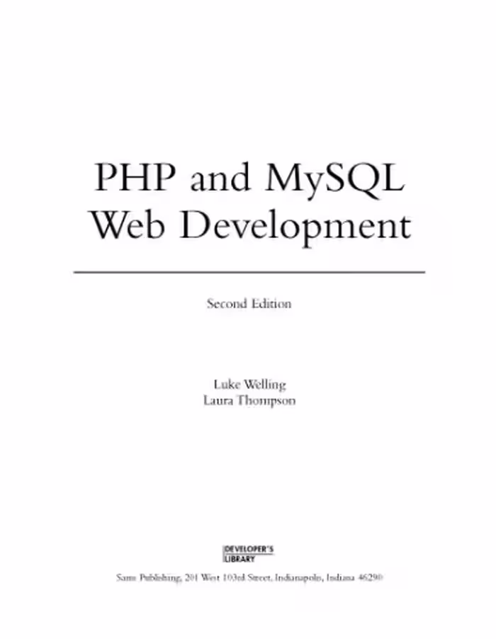 خرید و دانلود نسخه کامل کتاب PHP and MySQL Web Development, Second Edition