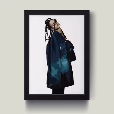 تابلو مدل Rihanna ریحانا کد m2629-b