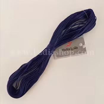نخ چرم امگا آبی شالی