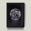 تابلو مدل مینیمال ماه Moon کد S1436-b