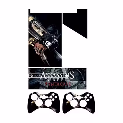 برچسب ایکس باکس 360 سوپر اسلیم طرح Assassins Creed کد 5 مجموعه 4 عددی