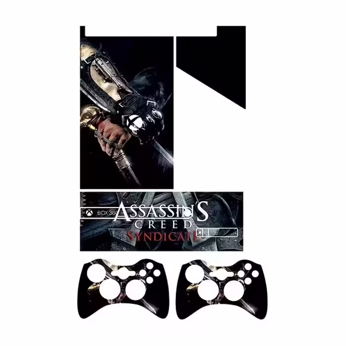 برچسب ایکس باکس 360 سوپر اسلیم طرح Assassins Creed کد 5 مجموعه 4 عددی