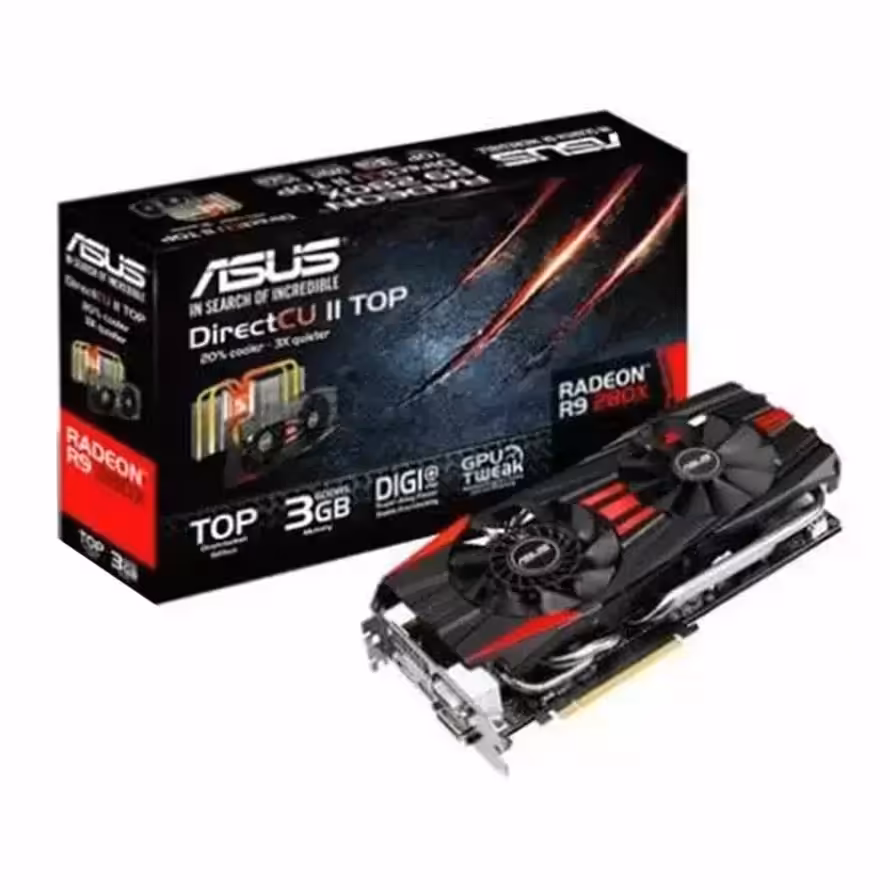 کارت گرافیک ایسوس R9 280X DirectCU II TOP 3GB