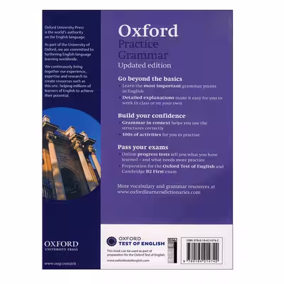 کتاب Oxford Practice Grammar Intermediate Updated Edition اثر John Eastwood انتشارات آرماندیس