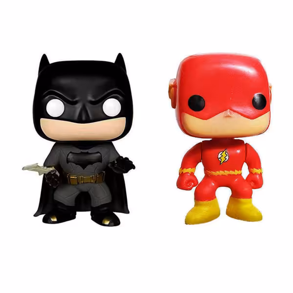 اکشن فیگور طرح Twin Flash &amp;amp; Batman مجموعه 2 عددی