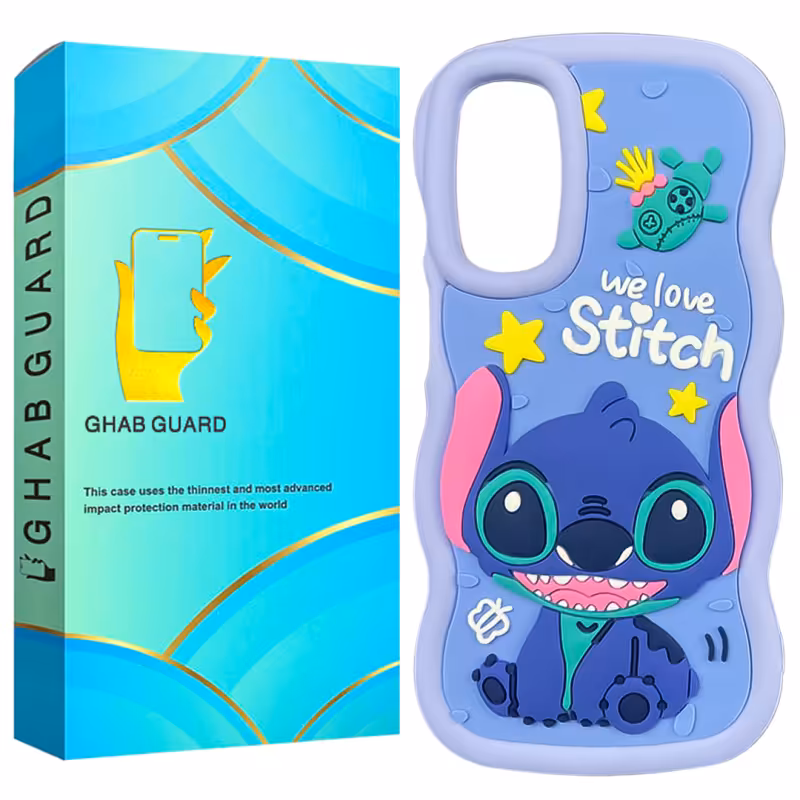 کاور گوشی سامسونگ Galaxy A15 4G قاب گارد طرح استیچ مدل GE20