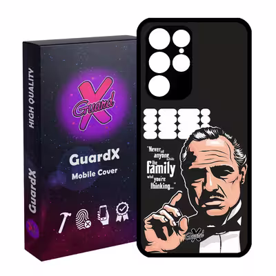کاور گارد ایکس طرح God Father مدل Glass10197 مناسب برای گوشی موبایل سامسونگ Galaxy S22 Ultra