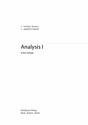 خرید و دانلود نسخه کامل کتاب Analysis 1