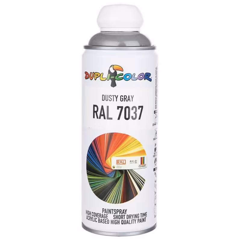اسپری رنگ خاکستری Dupli-Color RAL 7037 400ml