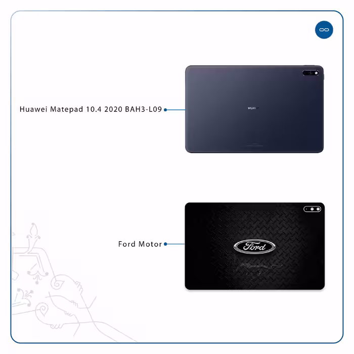 برچسب پوششی ماهوت مدل Ford Motor مناسب برای تبلت هوآوی Matepad 10.4 2020 BAH3-L09