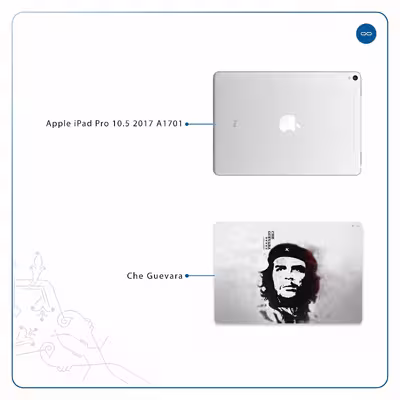 برچسب پوششی ماهوت مدل Che-Guevara مناسب برای تبلت اپل iPad Pro 10.5 2017 A1701