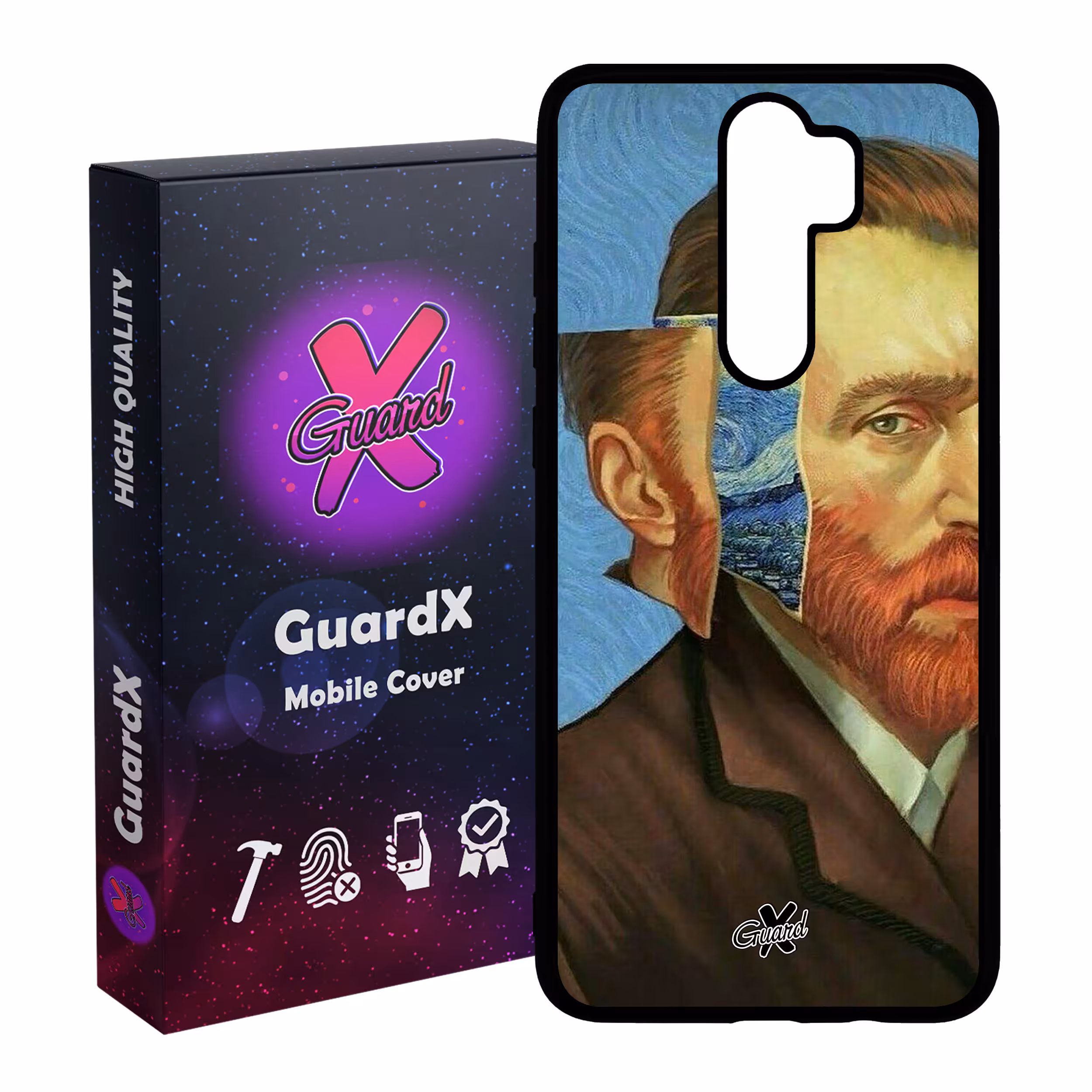 کاور گارد ایکس طرح Art مدل Glass10008 مناسب برای گوشی موبایل شیائومی Redmi 9 / 9 Prime