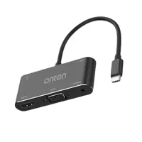 مبدل USB-C به HDMI/VGA/AUX/USB3.0 اونتن مدل OTN-9573S