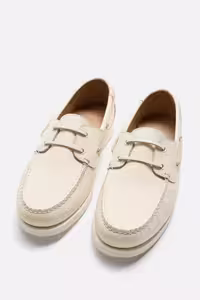 کفش مردانه زارا LIMITED EDITION LEATHER DECK SHOES | تهران زارا TehranZara