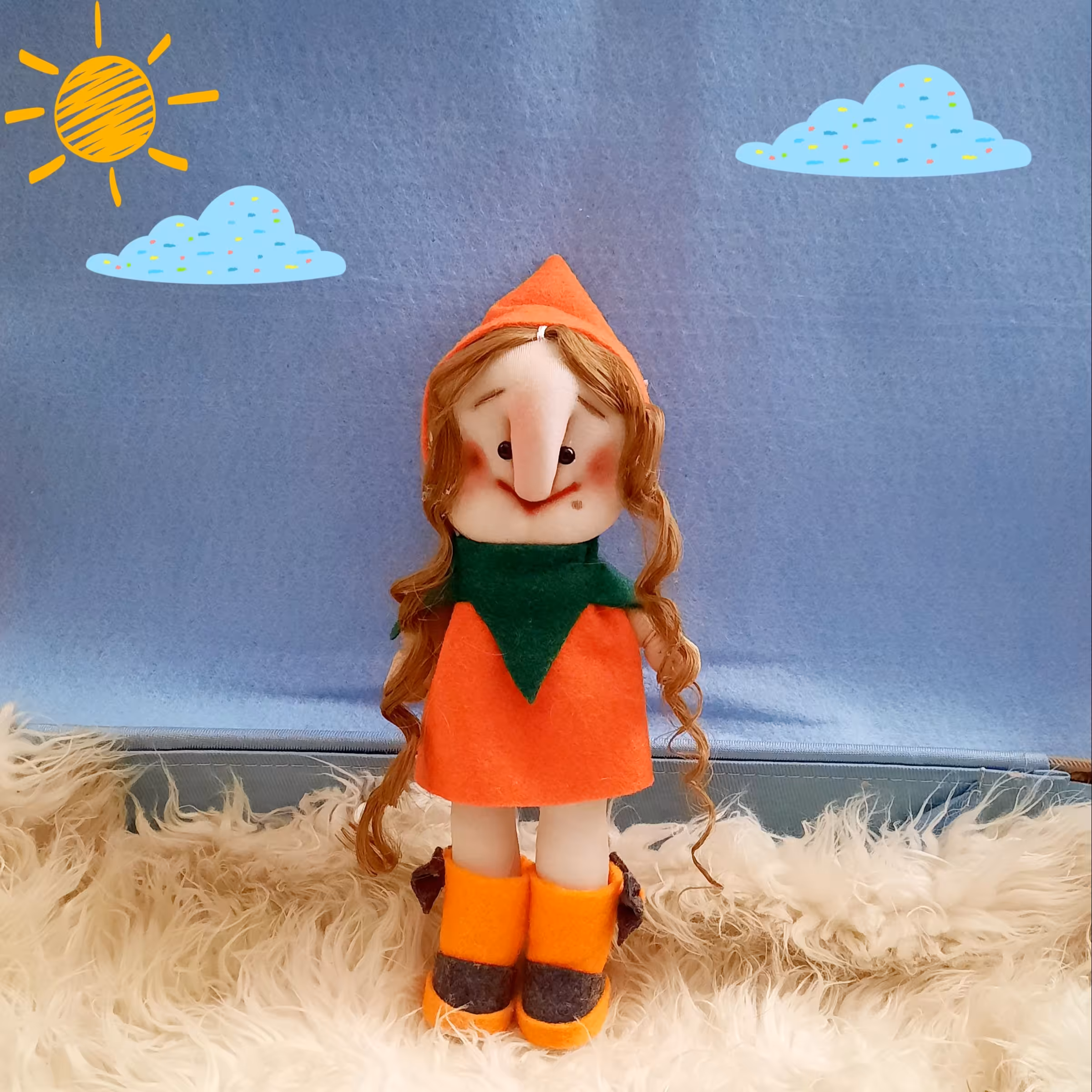 پک 2 عددی عروسک روسی میوه ای 1