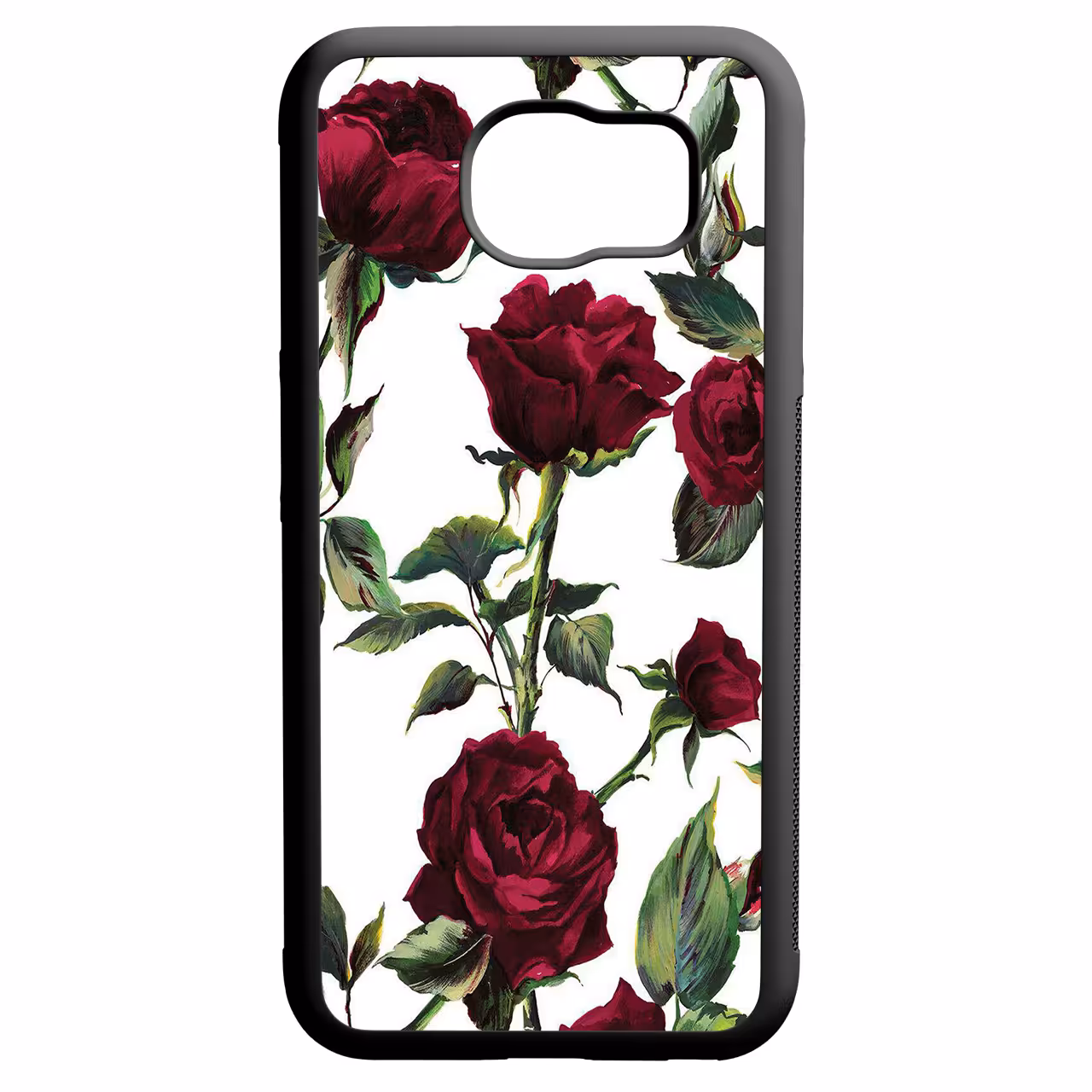 کاور طرح گل کد 110146 مناسب برای گوشی موبایل سامسونگ galaxy s6