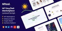 دانلود اسکریپت خرید و فروش NFT لاراول Nftzai