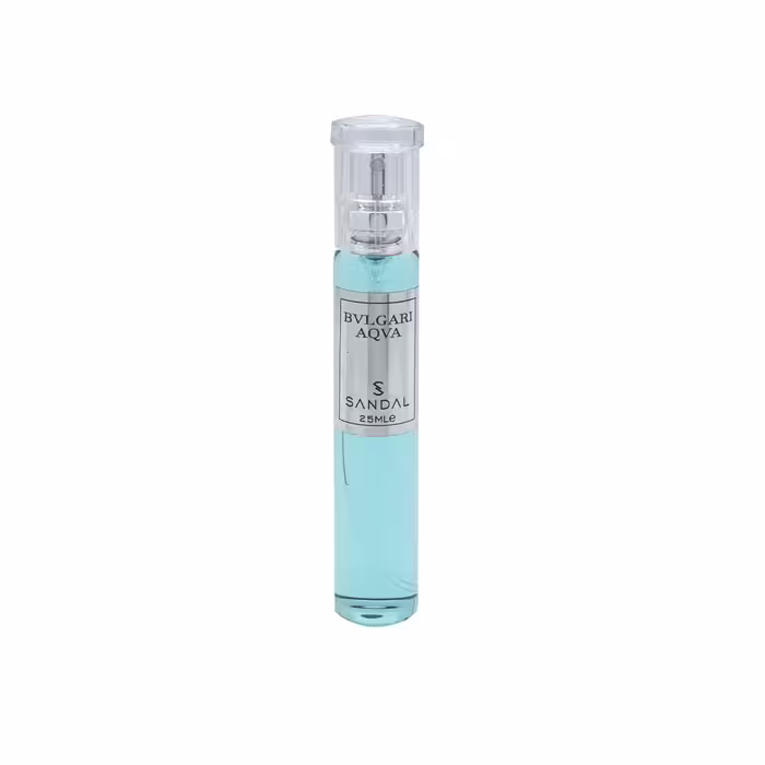 عطر جیبی مردانه صندل مدل BVLGARI AQVA حجم 25 میلی لیتر 