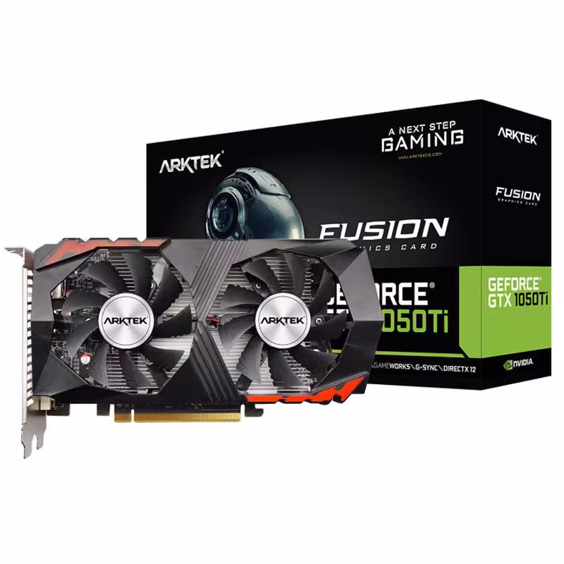 کارت گرافیک ARKTEK Fusion GTX1050Ti 4GB GDDR5 128bit