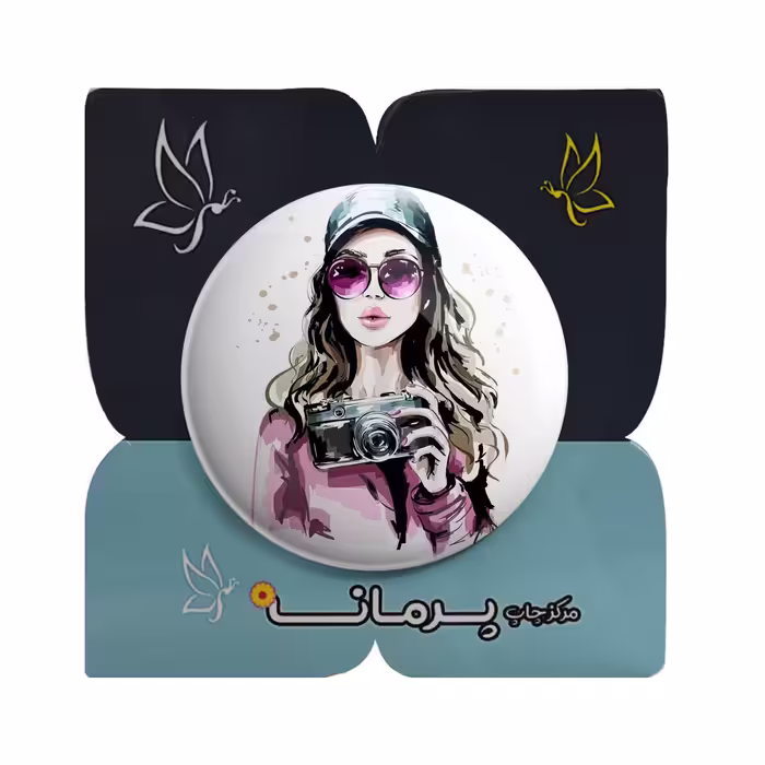 پیکسل پرمانه طرح دختر خاص عکاس کد pm.5131
