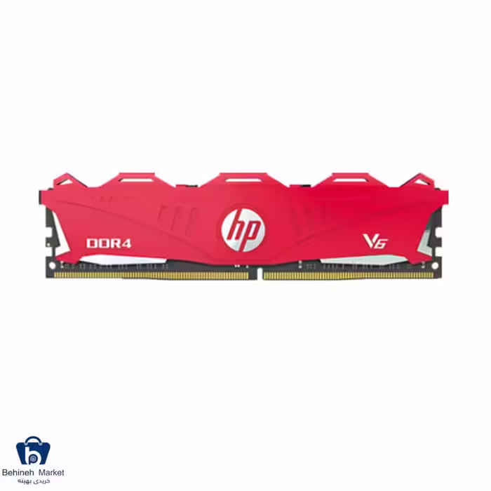 رم دسکتاپ اچ پی مدل V6 8GB DDR4-2400MHz-cl16-Single Channel