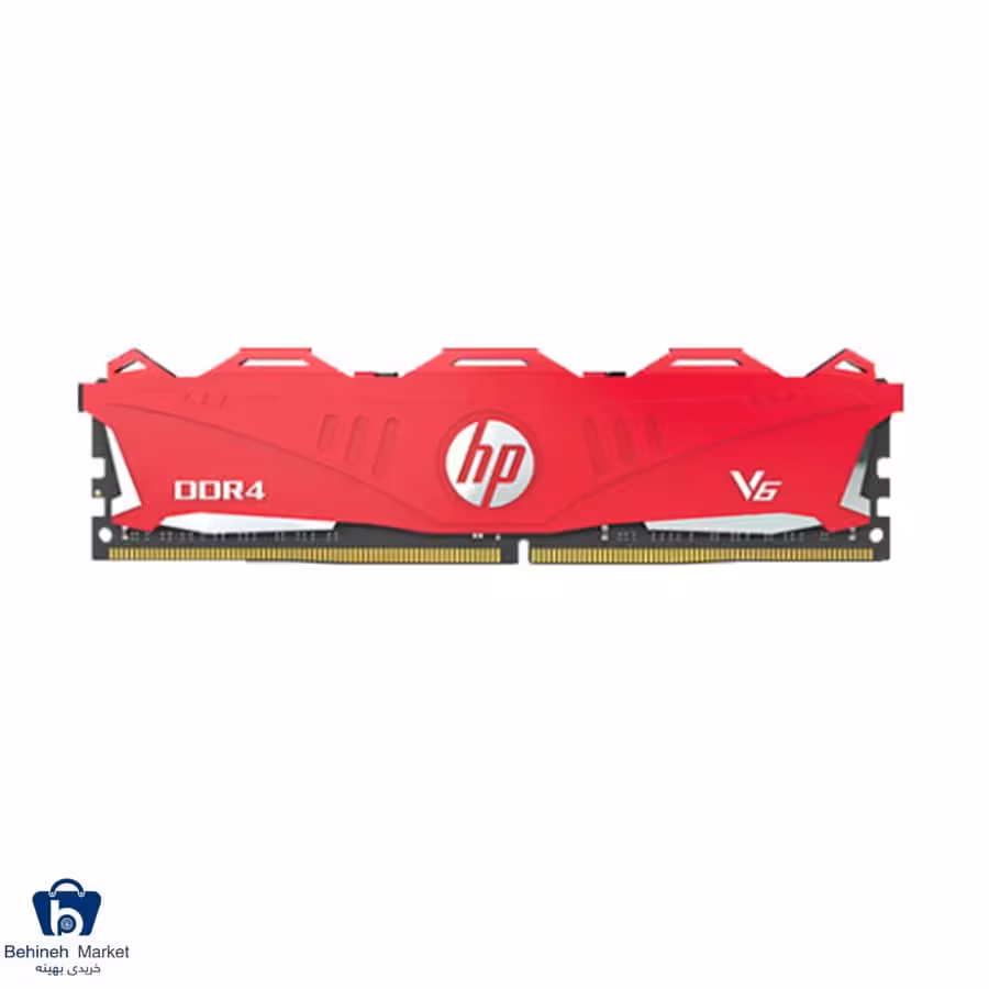 رم دسکتاپ اچ پی مدل V6 8GB DDR4-2400MHz-cl16-Single Channel