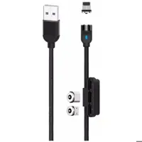 کابل تبدیل USB به MicroUSB / USB-C / لایتنینگ ایکس او مدل NB128 طول 1 متر