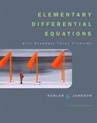 خرید و دانلود نسخه کامل کتاب Elementary Differential Equations with Boundary Value Problems