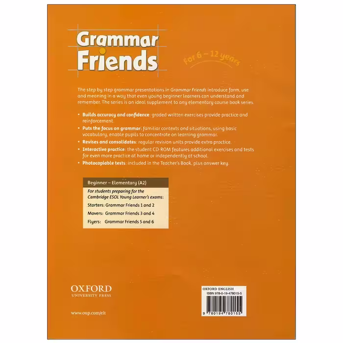 کتاب Grammar Friends 4 اثر Eileen Flannigan انتشارات آکسفورد 