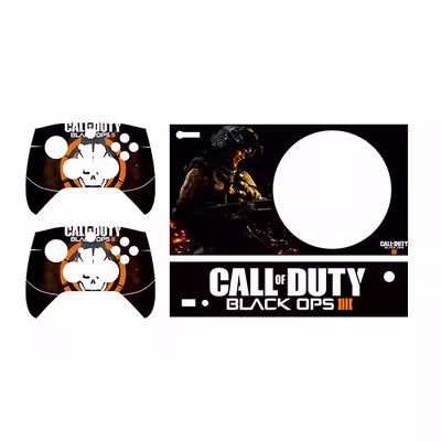 برچسب کنسول بازی ایکس باکس series s مدل call of duty کد10 مجموعه 4 عددی