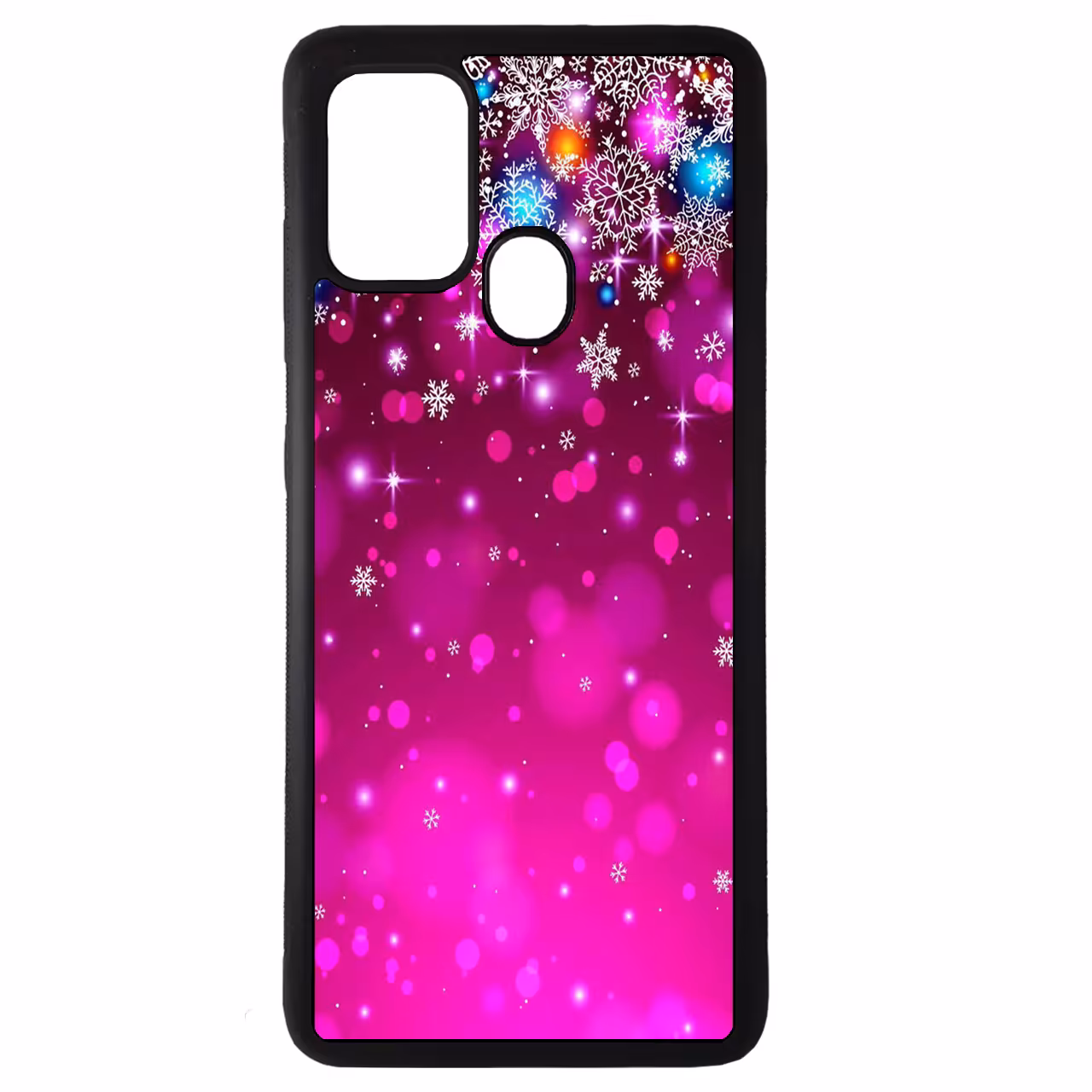 کاور طرح برف بنفش کد 1146 مناسب برای گوشی موبایل سامسونگ galaxy m30s