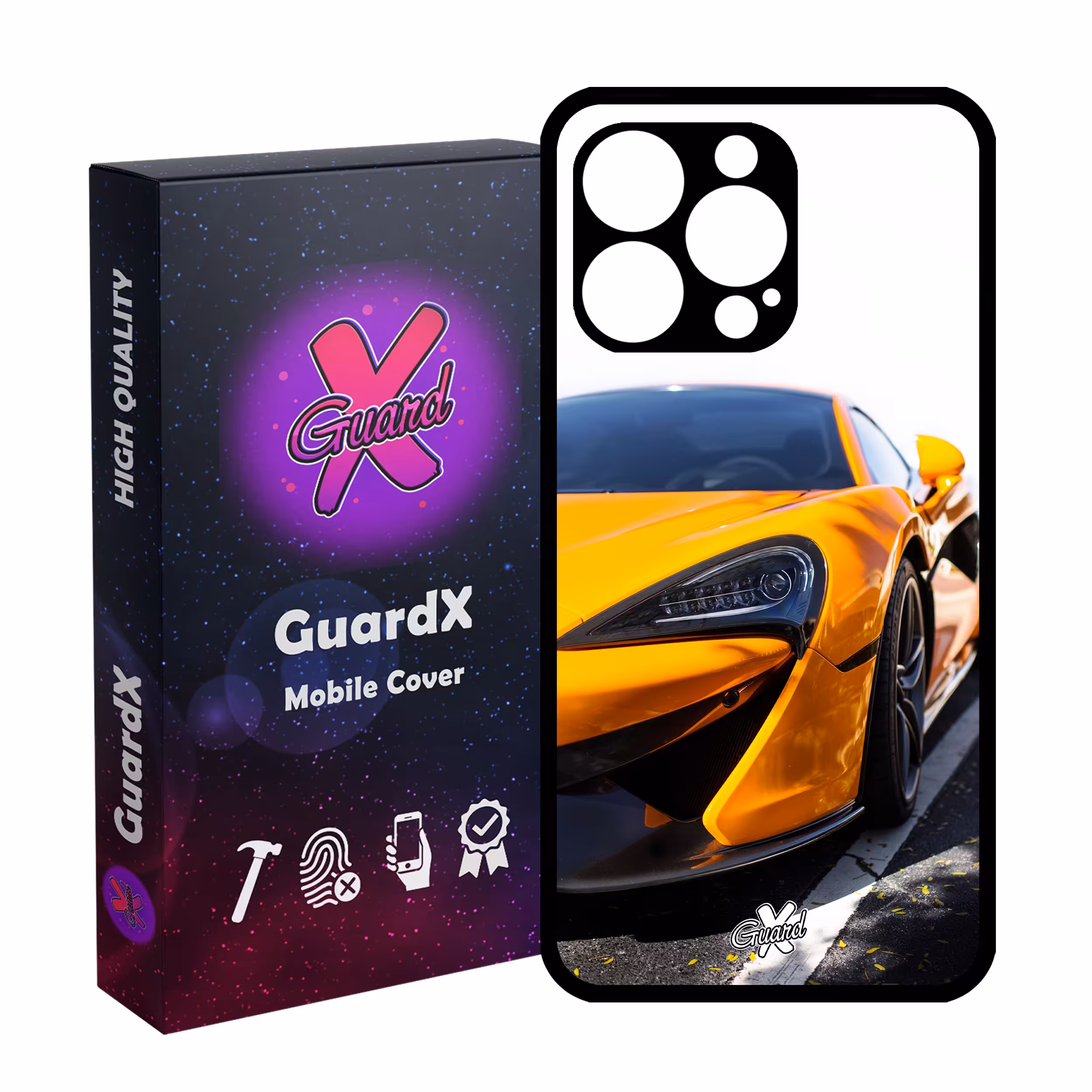 کاور گارد ایکس طرح خودرو مدل Glass10193 مناسب برای گوشی موبایل اپل iPhone 13 Pro